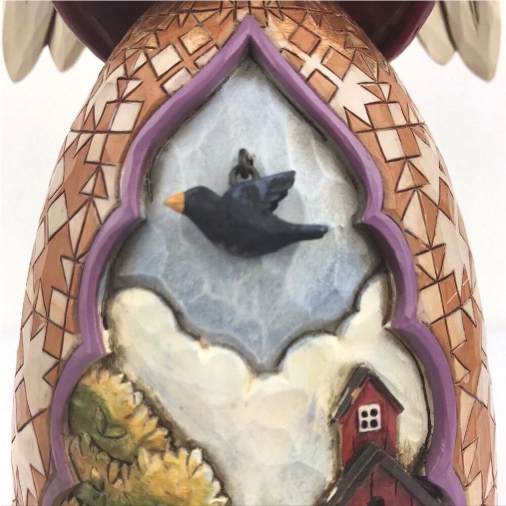 Jim Shore Ceramic Angel Autumn Breezes Cleanse The Spirit Rustic Farmhouse Decor - Picture 3 of 13